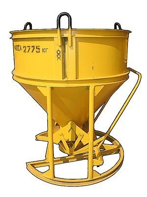 Бункер для бетона неповоротный БН-0,4, БН-1,0, БН-1,6 (рюмка)