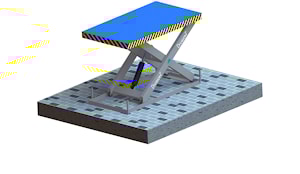 Подъемник ножничный PNG с ходом до 1600 мм