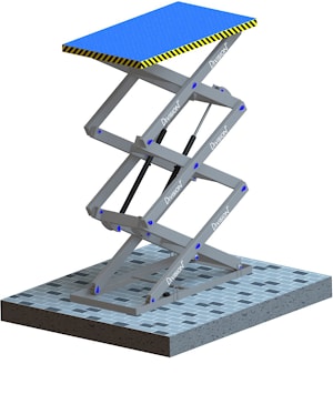 Подъемник ножничный PNG с ходом до 4800 мм