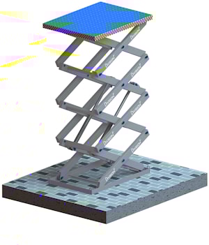 Подъемник ножничный PNG с ходом до 6000 мм